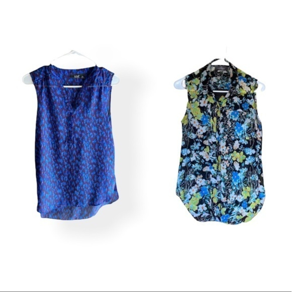 Tank Top Sheer Sleeveless 2 Pack Tank | XS ANA & LIKE MYNDED